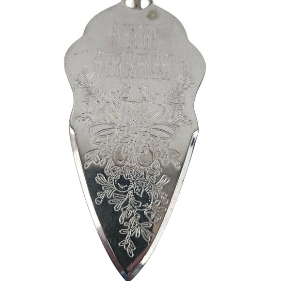 Christmas Spreader Knives Cake Server Santa Snowman Holiday Flatware Lot Charcut - Picture 3 of 12